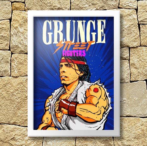 Quadrinho Decorativo - Foo Street Fighter
